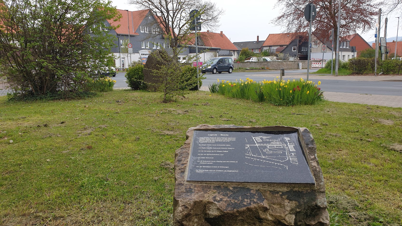 Legendenstein an der Bleiche