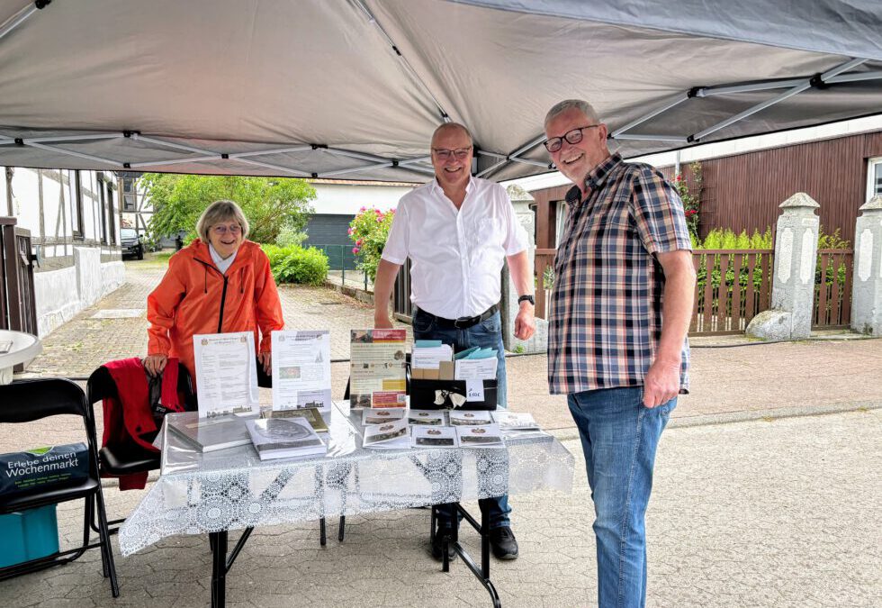 Stand auf dem Honigkuchen-Senffest